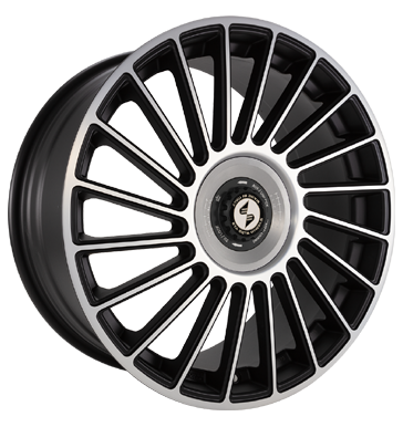 Eta Beta Venti-R ZV 8,5x20 ET38 5x114,3 78,1 Black matt full pol. R.Silber/M.Schw.