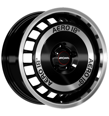 Ronal R50 AERO 8x18 ET45 5x112 76 schwarz-frontkopiert