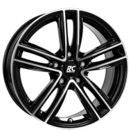 RCDesign RC27 7,5x17 ET55 5x108 63,4 schwarz glanz...