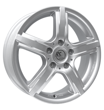 RCDesign RC Drive 6x15 ET45 5x100 63,4 kristallsilber