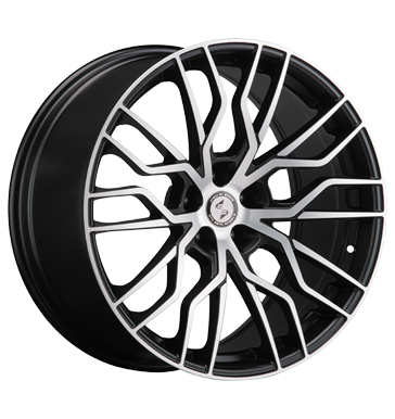 Eta Beta Medusa 9x21 ET38 5x112 66,5 black matt polish