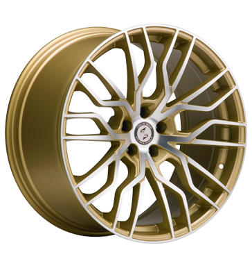 Eta Beta Medusa 9x21 ET45 5x112 66,5 gold matt full polish