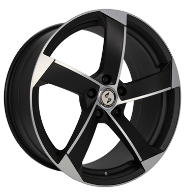 Eta Beta Magic 8x18 ET33 5x100 66,5 black matt full polish