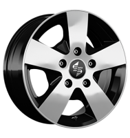 Eta Beta Atria 6,5x16 ET45 5x120 65,1 Black matt full pol.