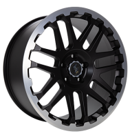 Eta Beta Combat 8x18 ET40 5x130 84,1 black matt lip cap pol