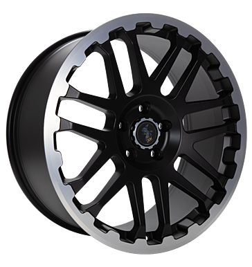 Eta Beta Combat 9x20 ET40 5x120 72,6 black matt lip cap pol