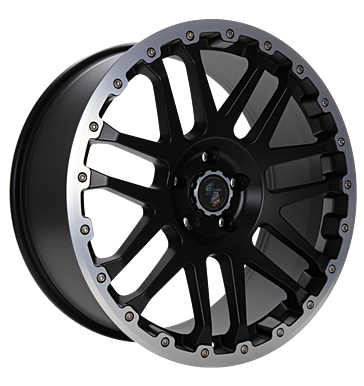 Eta Beta Combat CV 9x20 ET40 5x120 72,6 black matt lip cap pol