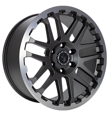 Eta Beta Combat 8x17 ET50 6x139,7 93,1 anthr. matt lip cap pol