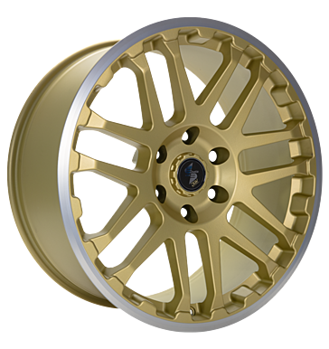 Eta Beta Combat 8x17 ET50 6x139,7 93,1 gold matt lip polish