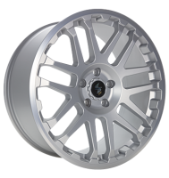 Eta Beta Combat 8x17 ET50 5x112 66,5 silver matt lip...