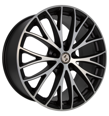 Eta Beta Piuma-C 9,5x22 ET45 5x112 66,5 black matt full polish
