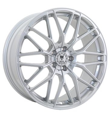 BALDR WHEELS 001 8,5x20 ET43 5x112 66,6 sparkling silver
