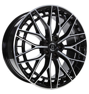 1000Miglia Aero Power 8x18 ET45 5x112 66,5 gloss black polished