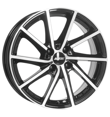 Alutec Singa 6x16 ET23 4x108 65,1 diamant-schwarz frontpoliert