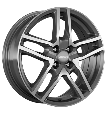 Alutec Ikenu 6,5x17 ET49 4x100 54,1 graphit frontpoliert