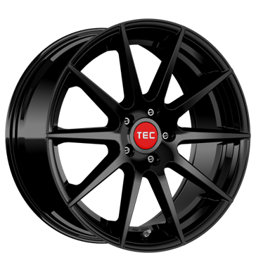 TEC Speedwheels GT 7 8,5x19 ET25 5x112 72,5 schwarz glänzend