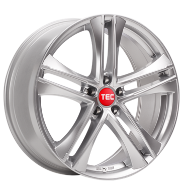 TEC Speedwheels AS4 Evo 8,5x20 ET35 5x120 72,6 hyper-silber