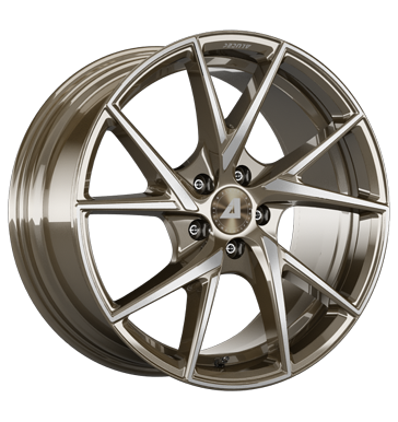 Alutec ADX.01 7x17 ET18 4x108 65,1 metallic-bronze frontpoliert