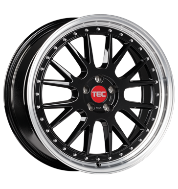 TEC Speedwheels GT Evo 8,5x20 ET25 5x112 72,5 black-polished-lip