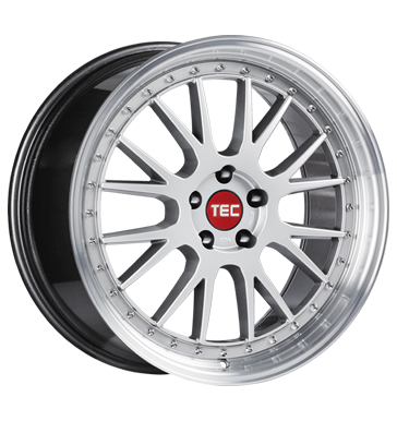 TEC Speedwheels GT Evo 8x18 ET40 5x100 64 hyper-silber-hornpoliert