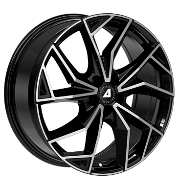 Alutec ADX.02 8x20 ET50 5x112 70,1 diamant schwarz frontpoliert