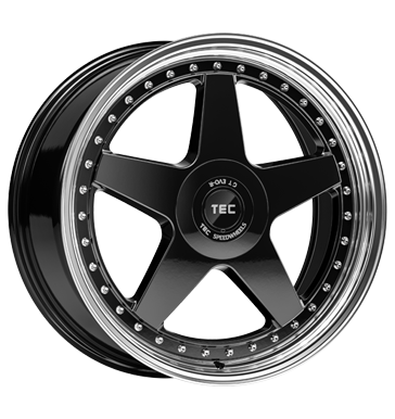 TEC Speedwheels GT Evo-R 8x18 ET35 4x100 64 schwarz-glanz-hornpoliert