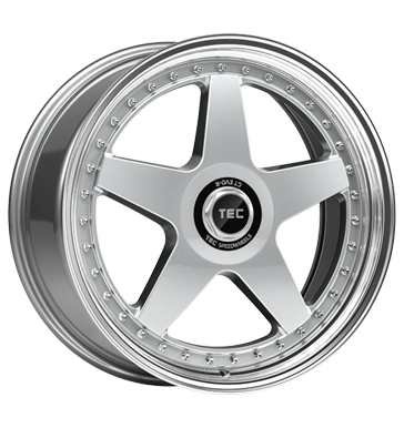 TEC Speedwheels GT Evo-R 8x18 ET40 5x100 64 hyper-silber-hornpoliert