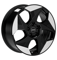 Alutec Solar 8x19 ET36 5x112 66,5 diamant schwarz...
