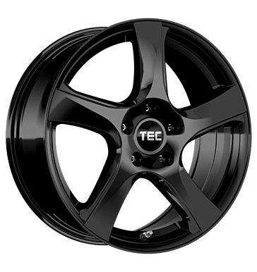 TEC Speedwheels AS5 7,5x18 ET25 5x112 66,6 schwarz-glanz