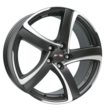 Alutec Shark 6x15 ET40 5x100 57,1 racing-schwarz frontpoliert