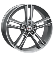 Autec Rias 8,5x20 ET40 5x120 64,1 titansilber matt poliert