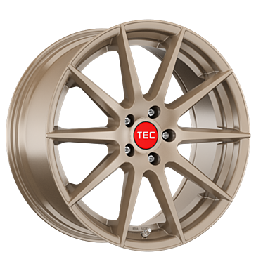 TEC Speedwheels GT 7 8,5x20 ET45 5x108 72,5 Light-Bronze
