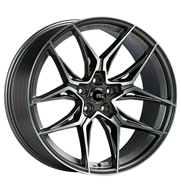 TEC Speedwheels GT9 8,5x20 ET35 5x112 66,6 gun metal-matt-frontpoliert