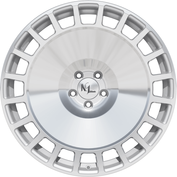 MONOBLOCK PL1 Deep Concave 10,0x20 5x120 ET40 Hyper Silver Polished Surface