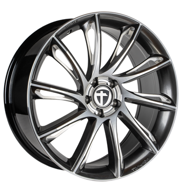 Tomason TN24 8,5x19 ET45 5x112 72,6 dark hyper black CC polished