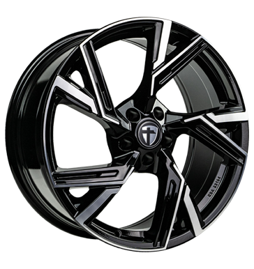 Tomason AR1 9,5x22 ET36 5x112 66,6 black diamond polished