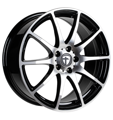Tomason TN1 Flow 9x19 ET45 5x112 72,6 black polished