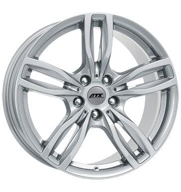 ATS Evolution 8x17 ET43 5x120 72,6 polar-silber